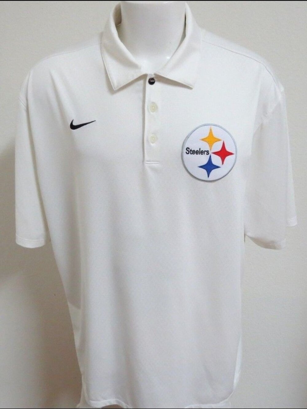 2XL STEELERS Nike Dri-Fit Men's #01K Polo Shirt